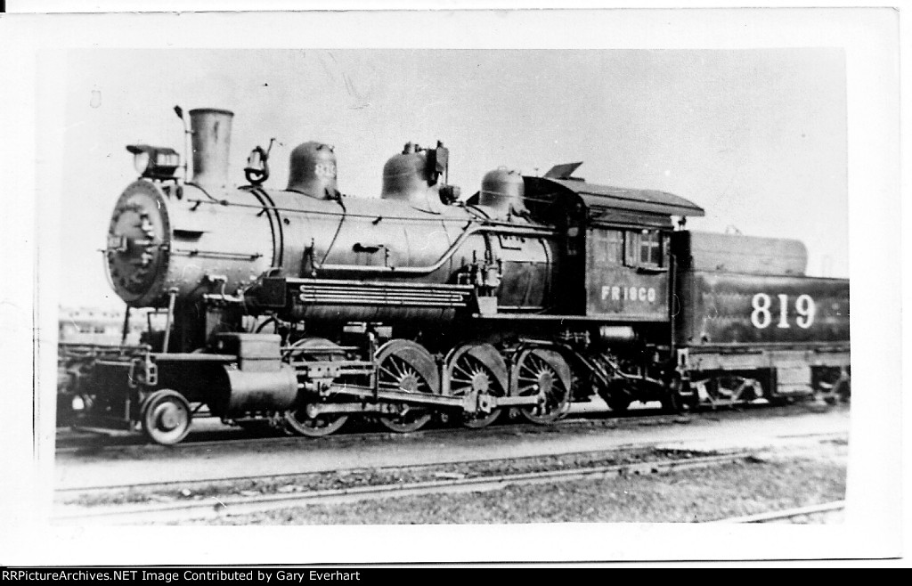 SLSF 2-8-0 #819 - St Louis-San Francisco (Frisco)